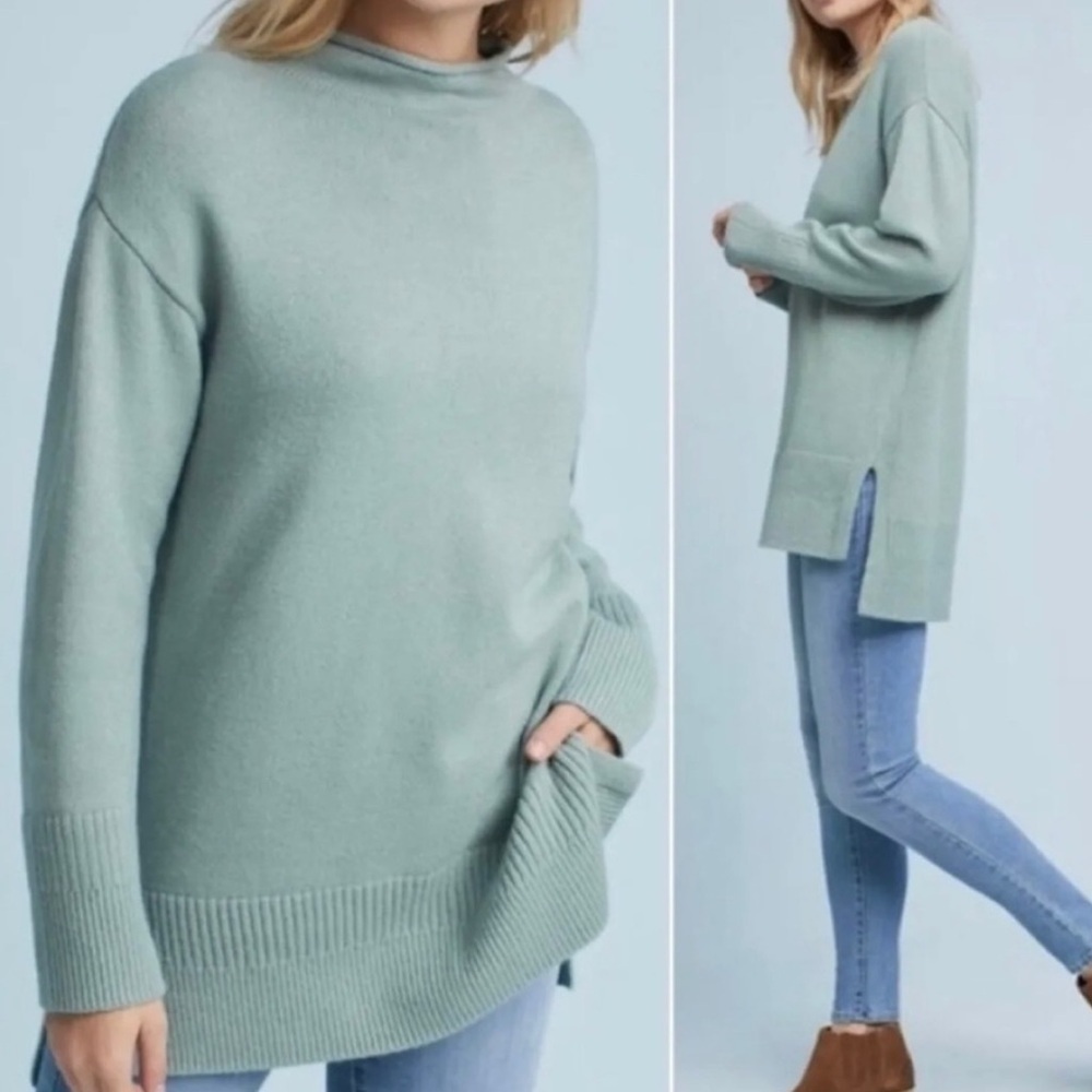 Anthropologie Sage Turtleneck Sweater